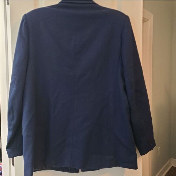 Dumas Navy Blue Wool Blazer Suit Jacket - Picture 7 of 7
